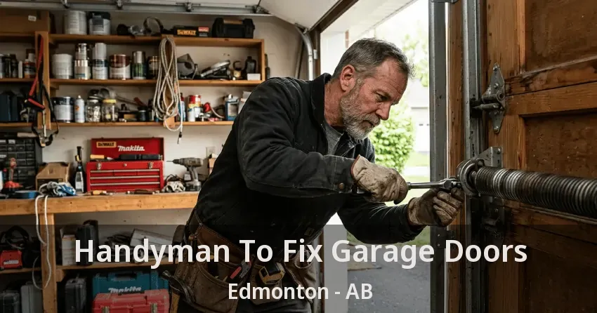 Handyman To Fix Garage Doors Edmonton - AB Handyman To Fix Garage Doors Edmonton - AB